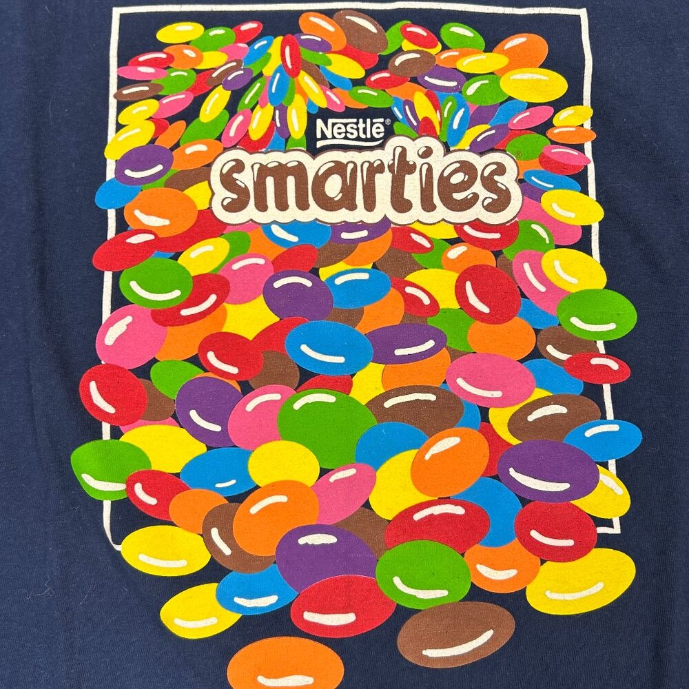 Vintage 90s SMARTIES Nestle Promo Sz XL T Shirt
